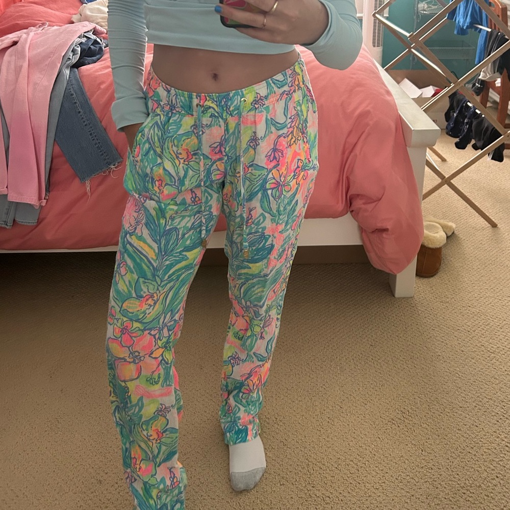 Lilly Pulitzer Linen Pants
